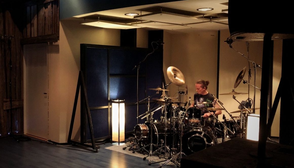 Toni Paananen Astia-studio A drum room