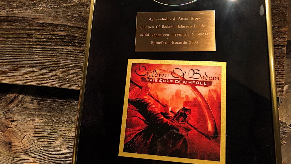 Children Of Bodom: Hate Crew Deathroll -kultalevy