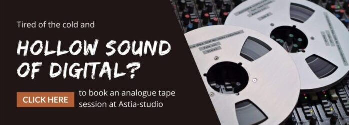 Varaa kelanauhasessio musiikkituottaja Anssi Kipon kanssa Astia-studiolla