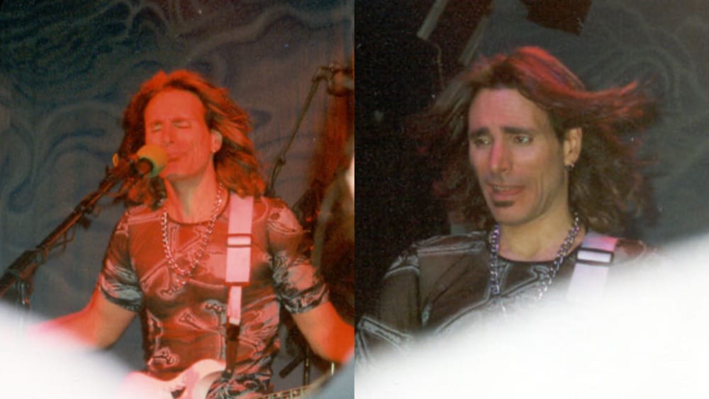 Steve Vai on stage at club Tavastia in Helsinki, Finland February 29th 2000.