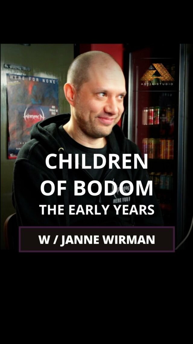 Teaser with Janne Wirman: The early years of Children of Bodom | 30 years of Astia-studio premiere on YouTube March 8  2024 at 8 PM GMT +2. ⭐️ Rare stories from the studio and on the road. Learn interesting facts about the early years of Children of Bodom. 🤘 #jannewirman #childrenofbodom #cobhc #bodombar #keyboardvirtuoso @cobhc @janne_wirman @warmen_band