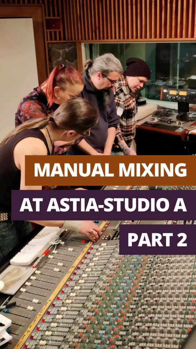 Mixing without automation, part 2. ⭐️ Join platinum-selling music producer Anssi Kippo as he mixes the new Rylos single Back of the Line manually with a little help from the band.

Back of the Line was recorded, mixed & mastered in a day on RTM SM900 magnetic tape at Astia-studio A. There’s no editing, no pitch correction on vocals and no sound replacer on drums. 🔥

@rylosplanet @mikko_heino_ @nikomikael1 @juhapekkapusa @rtm_tape @tridentvintageconsoles #rylos #backoftheline #astiastudio #anssikippo #mixing #miksaus #miksaaminen #audioengineer #analoguemixing #manualmixing #tridentvector432 #tridentconsole #mikkoheino #jppusa #nikopartanen #riinasuikkanen #lappeenranta