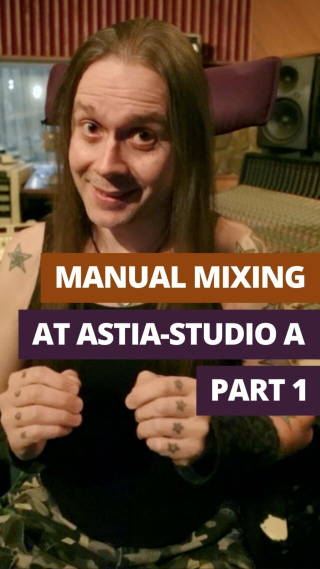 Mixing without automation, part 1. ⭐️ Join platinum-selling music producer Anssi Kippo as he talks about mixing manually.

The new single Back of the Line by Rylos was recorded, mixed & mastered in a day on RTM SM900 magnetic tape at Astia-studio A. There’s no editing, no pitch correction on vocals and no sound replacer on drums. 🔥

@rylosplanet @mikko_heino_ @nikomikael1 @juhapekkapusa @rtm_tape @tridentvintageconsoles #rylos #backoftheline #astiastudio #anssikippo #mixing #miksaus #miksaaminen #audioengineer #analoguemixing #manualmixing #tridentvector432 #tridentconsole #mikkoheino #jppusa #nikopartanen #riinasuikkanen #lappeenranta
