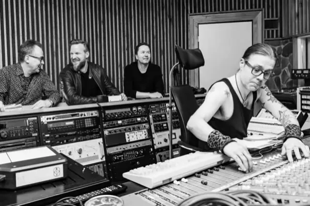 Music producer Anssi Kippo mixing the last Hidden Pathways song for their debut album on a Trident Vector 432 mixing console. ⭐️ The band members, keyboardist Mika Jaatinen, vocalist Tuomas Kaila, and guitarist/mastermind Esa Anttila, are enjoying the analog signal path audio in the background. 👍

The album was recorded on and mixed to RTM SM900 magnetic tape, so there is no editing, no Auto-Tune on vocals, and no samples on drums. The honest sound brings a smile to the faces of those who have done all the playing and singing without digital correction of any kind. 😍👌

”The album sounds exactly how I wished it would, genuine, alive, and energetic.” –Esa Anttila, guitarist/Hidden Pathways  ”The sound has a certain air and is organic, just like my favorite albums were back in the day.” –Tuomas Kaila, vocalist/Hidden Pathways  ”The professional atmosphere and cool accommodation facility instantly made me feel like I’d enjoy staying and working at Astia-studio.” –Mika Jaatinen, keyboardist/Hidden Pathways

@hiddenpathwaysofficial @tuborgiii @jatsijaa @tridentaudio @rtm_tape 

A cool moment captured in form of a photo by @saint.emppu 

#hiddenpathways #astiastudio #tridentvector432 #rtmsm900 #lappeenranta