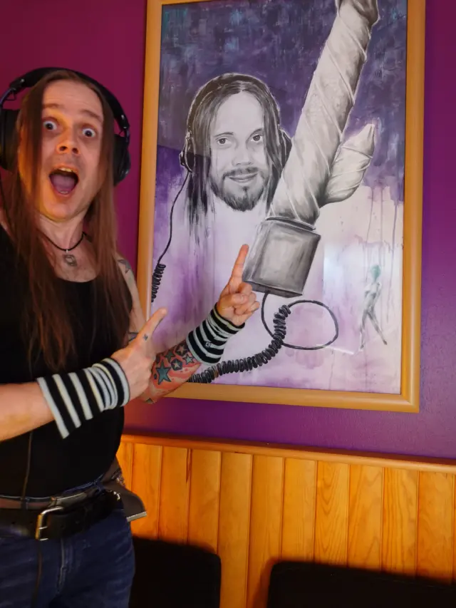 This peculiar painting was a gift from the Finnish punk rock band Anal Thunder after they completed recording and mixing their Cheap Wine & Quality Time EP with music producer Anssi Kippo. ⭐️   A total of 7 songs were recorded & mixed in 3 days in September 2003. This was Anal Thunder’s 2nd session with Anssi at Astia-studio A that year. The EP includes hit songs such as Drink Myself to Death, Erection?, and Happy People Must Die. 🔥
 
Guitarist Timo Jutila wanted to thank Anssi for the session with a painting that he calls The Dirty Mind. It has been hanging on the Astia-studio wall in a spot where everyone who enters the studio building will see it. 😅
 
In total, Anal Thunder has done 8 sessions at Astia-studio, 6 of them with music producer Anssi Kippo.
 
Which Anal Thunder song that was recorded at Astia do you like the most and why?
 
@anal_thunder_official @hellstonerecs @jussivento77 @ruokonenj @ukkevi @topilevo @ultimafoole 
 
#analthunder #cheapwinequalitytime #dirtymind #astiastudio #anssikippo