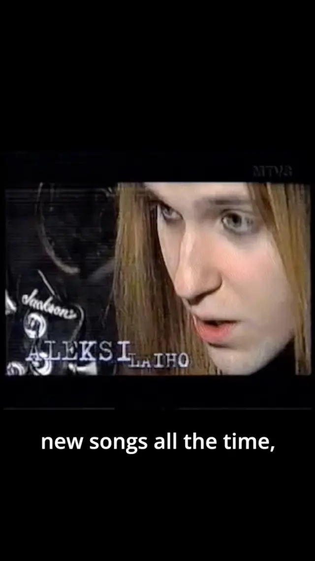 A rare interview with Alexi Laiho, Janne Wirman, and Henkka Blacksmith from the Hate Me! single session in March 2000 has emerged! ⭐️
 
At the beginning of March 2000, journalist Heta Hyttinen from the Jyrki TV show arrived at Astia-studio to film an episode featuring Alexi for the Kuuden Kielen Maisterit (Masters of Six Strings) series. During the same visit, Heta interviewed Alexi, Janne, and Henkka in the control room of Astia-studio A regarding Children of Bodom’s third album, Follow the Reaper, which they would begin working on later that year. 🤘
 
In his trademark humorous style, Alexi describes the musical direction of the upcoming album—and also what won’t be found on it. Janne shares updates on work on his first solo album. Henkka talks about rehearsing and how the songs are put together. 🔥
 
Additionally, the video features Janne playing the intro lead for the Hate Me! single version, and Alexi shredding the solo from their cover of W.A.S.P.’s Hellion (the 2000 version which is the latter of the two). Music producer Anssi Kippo, who also produced the Hate Me! single, can briefly be seen in the studio footage.
 
We have not been able to find this video anywhere online. Therefore, this is a rare piece of COB history. 🖤
 
The copyright for this video belongs to the Jyrki TV show and its production team. Subtitles by Anssi Kippo.
 
@cobhc @alexilaiho.official @janne_wirman @henkkaseppaelae @heta.hyttinen 

#childrenofbodom #alexilaiho #jannewirman #henkkablacksmith #astiastudio